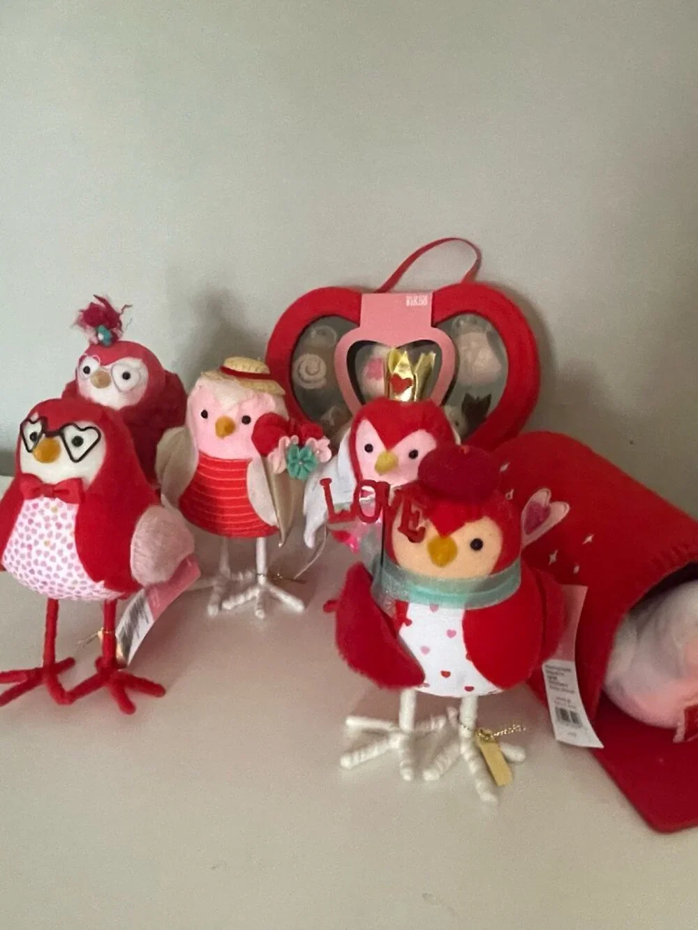 Target Spritz Featherly Friends Valentine Birds Lot